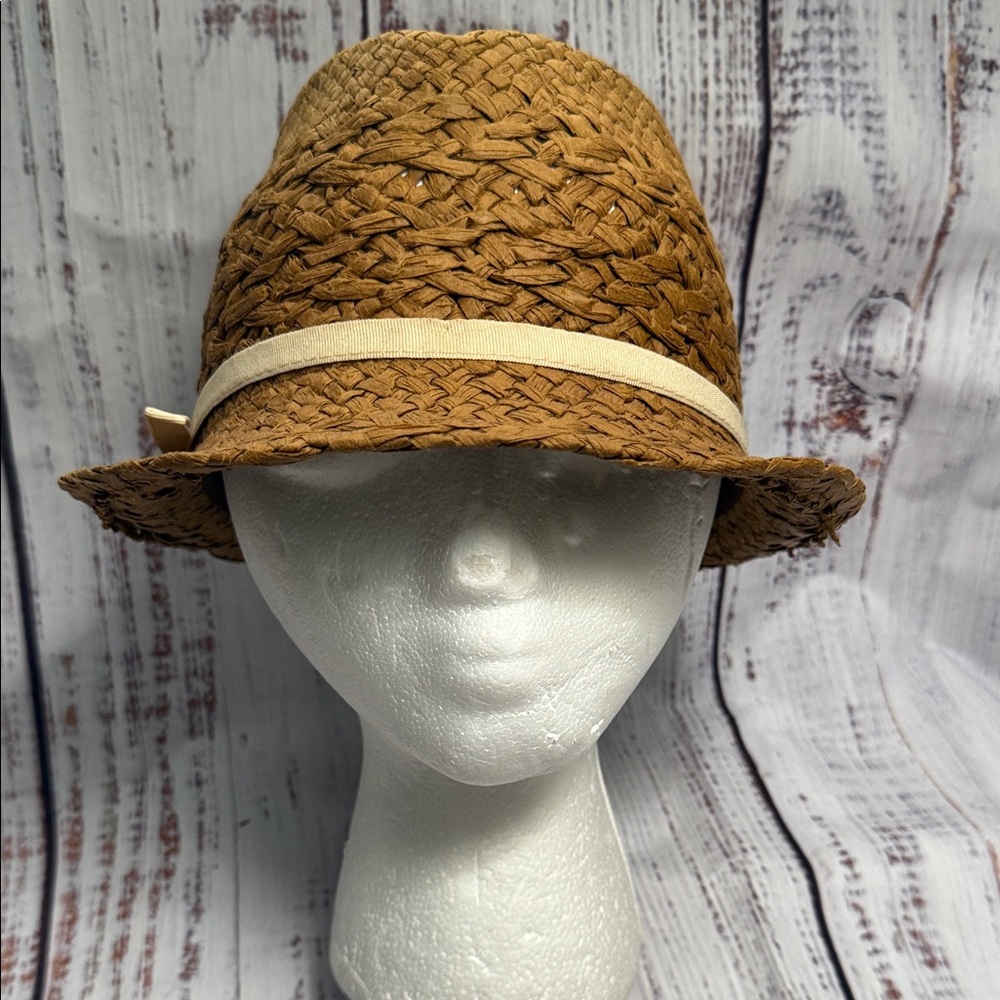 D&Y Brown Woven Fedora Hat - Picture 11 of 15